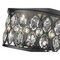 Z-Lite Dealey Flush Mount, 5-Light, 18 In.W x 9.75 In.H, Matte Black/Clear 6010F18MB - alternate 7